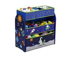 Delta Children Astronautas Organizzatore per Giocattoli Multi-Contenitori