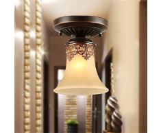 JJ Moderno LED luci a soffitto YL Lampadari Lampade sospese Vintage LED Lampade da soffitto CLASSIC Lodge rustico Vintage Lanterna retrò soggiorno sala da pranzo Camera da letto , bianco caldo-(220V-240V)