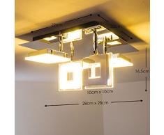 Plafoniere A Led Per Soggiorno : Plafoniere led hofstein color cromato da acquistare online su livingo