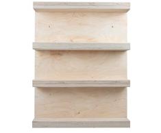 Portaspezie in legno vintage – 3 ripiani – per la parete o in piedi – ca. 54 x 8 x 42 cm – Scaffale in legno in legno tedesco | Scaffale da cucina verticale