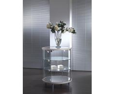 Vetrina Vetrinetta bassa Showcase Banco Vetro Negozio Casa con Luci