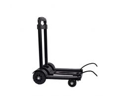 ALUK- Carrello A Mano Pieghevole, Carrello Di Servizio Per Ledilizia Solida A 4 Ruote Resistente Compatto E Leggero Per Bagagli, Uso Personale, Viaggio, Auto, Spostamento E Ufficio