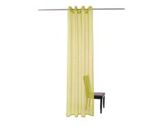 Tenda con occhielli Malte colore: verde trasparente