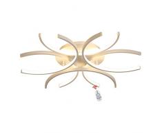 Wandun LED Plafoniera Soggiorno Lampada da soffitto Creativo Forma di Fiore Acrilico Paralume in Alluminio Lampada a Sospensione Camera da Letto Sala da Pranzo Lampadari Illuminazione a soffitto