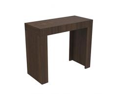 VE.CA-ITALY TAVOLO CONSOLLE ALLUNGABILE FINO A 2 MT CUCINA, IN DIVERSE COLORAZIONI, ARREDO CUCINA, ARREDO CASA (WENGE)