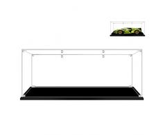 Hosdiy Vetrina Espositiva in Acrilico Compatibile con (Lamborghini Sián FKP 37) Modello - Teca Vetrina per Lego 42115 (Solo Vetrina, Senza Modello)