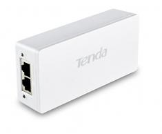 Tenda POE30G-AT Gigabit PoE Injector IEEE 802.3af/at, Uscita 48V-54V/30W, 10/100/1000 Mbps Ethernet PoE Adapter, Plug and Play, Fornisce Potenza fino a 100 Metri, Bianco