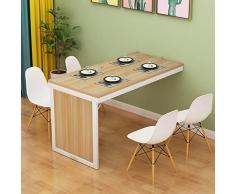 CHANG XU DONG SHOP Tavolo da Pranzo Pieghevole Tavolo trasformabile Pieghevole da Parete Tavolo MDF Multifunzione Scrivania da Parete Scrivania Risparmia Spazio Tavolo for Computer (Color : Natural)