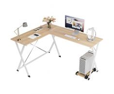 soges Scrivania per Ufficio Computer scrivania angolare Tavolo per Computer, Quercia ZJ1-MO-A