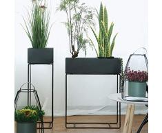 YB&GQ Ferro Stand per Piante Letto da Giardino Elevato Scatola Fioriera con Le Gambe,Stand di Fiori Metallo Visualizza Scaffale per Sala da Pranzo Soggiorno Ufficio Rosa 45x18x60cm(17.7x7.1x23.6inch)