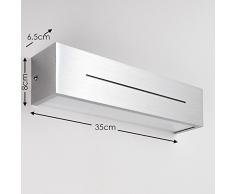 Lampada da Parete Modello Olbia- Applique Design Moderno Lineare Adatto a LED- Ideale per Salotto Sala da Pranzo Ingresso Studio
