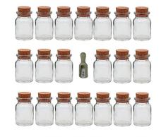 Viva Haushaltswaren - 8 barattoli portaspezie, Vetro, 150mL