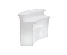 Slide Break BAR Bancone Bar Luminoso, Bianco
