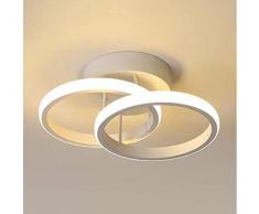 Plafoniera LED, Lampadario a soffitto a LED, 22W, Bianco Caldo 3000K, Lampadario a sospensione, Lampadari a soffitto chic in moderno Illuminazione per camera da letto Soggiorno Cucina