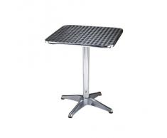 Tavolino tavolo 60x60h70 allumino arredamento esterno bar ristorante pub 4522