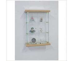 VM ART DESIGN GLASS BY VETRERIA MICELI VETRINETTA A Parete MOD. VMBR2T-TR-RSB