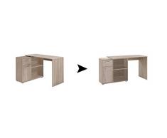 Nobilitato 60 x 40 x 44.5 H Cm Rovere Chiaro FMD Stark H1 Tavolino