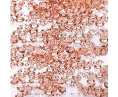 LTDYRCT061 4000 Pcs Acrilico Perle Cristallo Chiaro Micro Strass Scintillanti Pietra Diamante Cristallo Fermacarte Cristallo Tavolo Coriandoli Diamanti Acrilici Cristalli Trasparenti