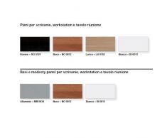 Fumu Scrivania Ufficio Angolare L180x80/P180x60/H72 con Allungo Laterale DX/SX Vari Colori