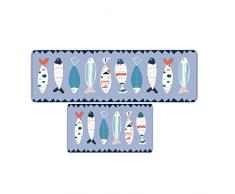 Heheja Tappeti da Cucina Lavabili Antiscivolo,Zerbini Cucina Camera da Letto Bagno Moquette Tessuto Mat Come Immagine7
