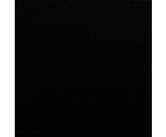 4 Cuscini Per Sedie Quadrati Con 2 Laccetti Antiscivolo Misto Cotone Color Nero cm 35x35x3