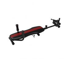 KUANDARMX Panca a Inversione Piegabile, Tavola di Inversione con inversione Totale, Supporta Fino a 150 kg, Black