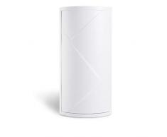 Organizzatore Di Trucco Portaoggetti Ad Angolo Organizer per Vanità Vetrina Cosmetica Portaoggetti Multi-Funcional,White
