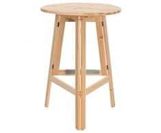 vidaXL Tavolo da bar pieghevole 30 legno di abete