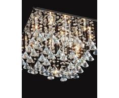 ZQ 20w Tradizionale/Classico Cristallo Cromo Metallo Lampadari Salotto / Sala da pranzo , warm white-220-240v