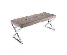 Wink design, Carolina, Panca, Finta Pelle, Tortora