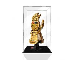 Vetrina in Acrilico per Lego Marvel Guanto dell Infinito 76191, Vetrina Antipolvere per Modellismo Collezionismo (Solo Vetrina)