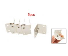 Sourcingmap a12062700ux0789 - Parti di hardware a 90 gradi finestra d'angolo vetrina soffietto 5pcs