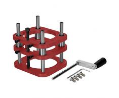 mewmewcat base sollevabile,Tavolo elevatore per router Piattaforma elevatrice in alluminio Stand Banchi per la lavorazione del legno 51mm Sollevamento per motori con diametro 64-66mm Macchina per inci