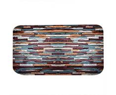 Wifehelper Tappetino per Sedia da Ufficio per Pavimenti in Moquette, tappetini Antiscivolo Tappetini per sedie da Ufficio Tappeti Tappetino da Cucina(40cm×60cm)