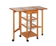 Carrello da pranzo Carrello da cucina Carrello da cucina pieghevole Carrello da cucina pieghevole multifunzionale Scaffale da cucina portatile da appoggio Scaffale da cucina e organizer con ruote