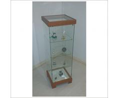 VM ART DESIGN GLASS BY VETRERIA MICELI VETRINETTA DARREDO MOD. VME107T (CILIEGIO ETHNICO)