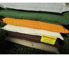 PAGO POCO Novita !!! Collezione Primavera-Estate 2020 !!!! Coprisedia in Tinta Unita Mis. 40x40cm. con 2 Lacci. Made in Italy!!!! (Giallo)