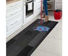 Tappeto passatoia cucina LAVABILE Lucy - ANTISCIVOLO aderisce perfettamente a terra non piega si pulisce con straccio - tappeti casa moderno (50X240, 50)