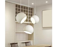 Lampade moderne_Nordic lampadari sul comodino Personalità creativa Modern minimalista singola testa camera da letto Sala da pranzo Ristorante bar tavolo