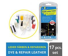 ATG ATG127 - Set per riparazioni Colorate, 17 Pezzi, elimina Graffi, Abrasioni e Usura su Pelle e Ecopelle, per Ogni seggiolino e Panca