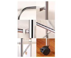 Carrello Di Servizio Pieghevole In Acciaio Inossidabile Materiale Da Viaggio Carrello Da Cucina Trolley Utility Carrello Da Cucina Pieghevole Carrello Per Soggiorno, Bagno, Balcone