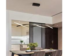 Lampadari Lampada a Sospensione LED Cucina Tavolo da Pranzo Lampadario Soffitto Moderni Design Camera da letto Dimmerabile con Telecomando Sospeso Luce per Salotto Mobile Ufficio Bagno Sala Lampade