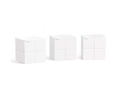 Tenda Nova MW6 WiFi Mesh, Dual Band AC1200, 2 Porte Ethernet Gigabit 200 Mbps, Modalità Router e Access Point, Parental Control, 3 Pezzi con Copertura fino a 500㎡
