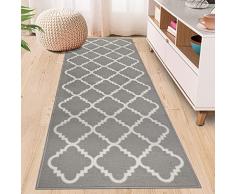 Homcomodar Tappeto da Cucina 65x180cm Antiscivolo Lavabile Tappeti Runner Corridoio Nylon Tappeto Passatoia Cucina per Cucina Corridoio Ingresso