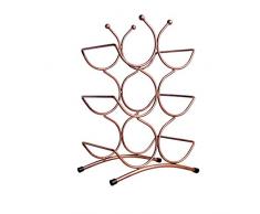 Casa Porta bottiglie e armadietti da vino Vetrinetta da vino Bar per vetrinetta da esposizione per vino su portabottiglie per vino da 6 bottiglie, completamente montata Portaoggetti e supporti Porta b