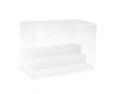 Tubayia Custodie di Acrilica Scatole Case Protazione Vetrina per Esposizione Bambola Figure Modello Giocattolo