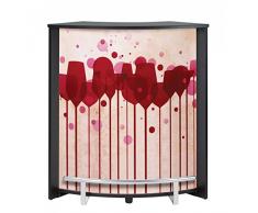 Simmob visio096no940 Visio Mobile bancone bar Legno 44,9 x 96,7 X 104,8 cm