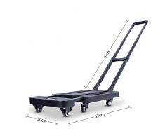 shopping cart YLLXX Carrello Portapiatti Piccolo Pieghevole Carrello Portavivande Portatile Piccolo Carrello Mini Rimorchio Carrucola(91*57Cm)