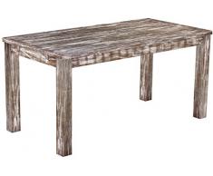 Brasil mobili tavolo da pranzo 'Rio classico' 160 x 80 cm, in legno massello di pino, tonalità in stile antico