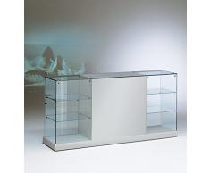 ITALFROM Vetrina banco vetrinetta showcase espositore arredo negozio Silver